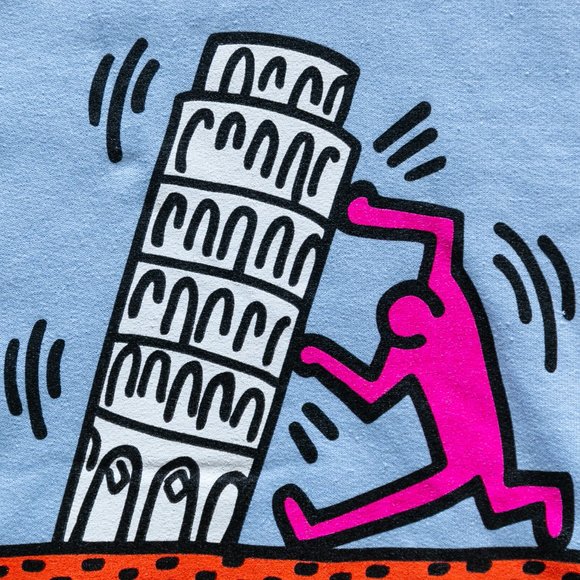 NWOT Urban Outfitters Keith Haring PISA 89 Hoodie - Picture 8 of 8